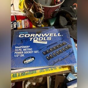 Cornwell Tools Blue Power Socket Set